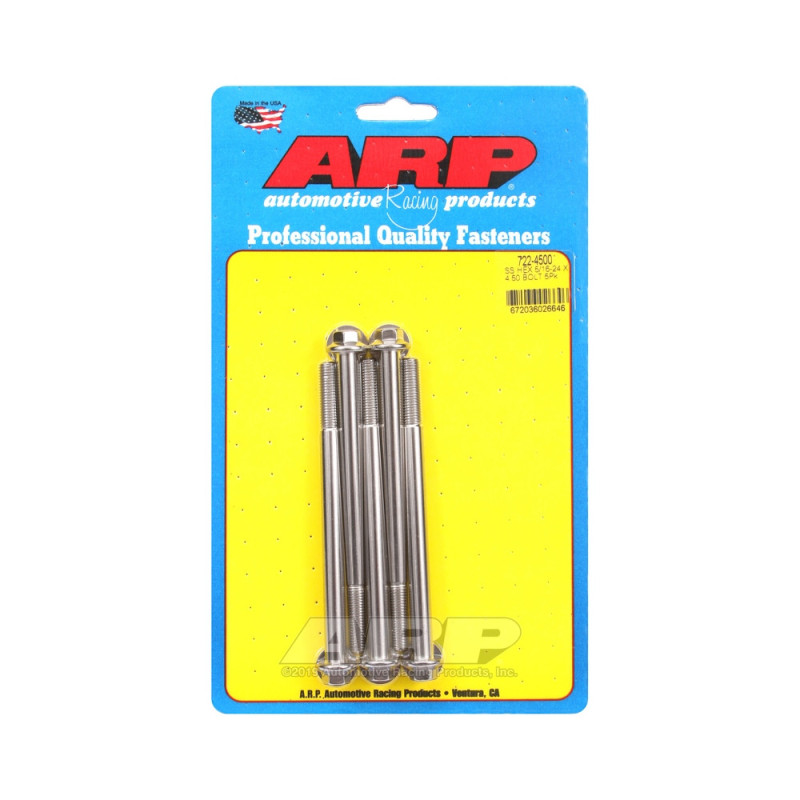 Șuruburi și piulițe universale ARP 5/16-24 – Șuruburi hexagonale din oțel inoxidabil x5 - ARP-722-4500 - 722-4500 - 3666618198606
